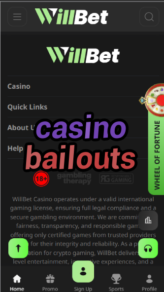 Casino Bailouts - Casino Financial Rescue Info-casinoorder.vip
